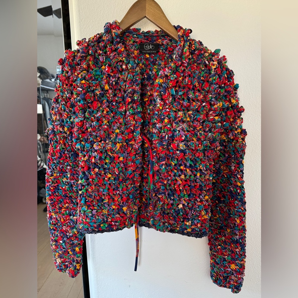 Vintage Estelle Gracer handwoven jacket